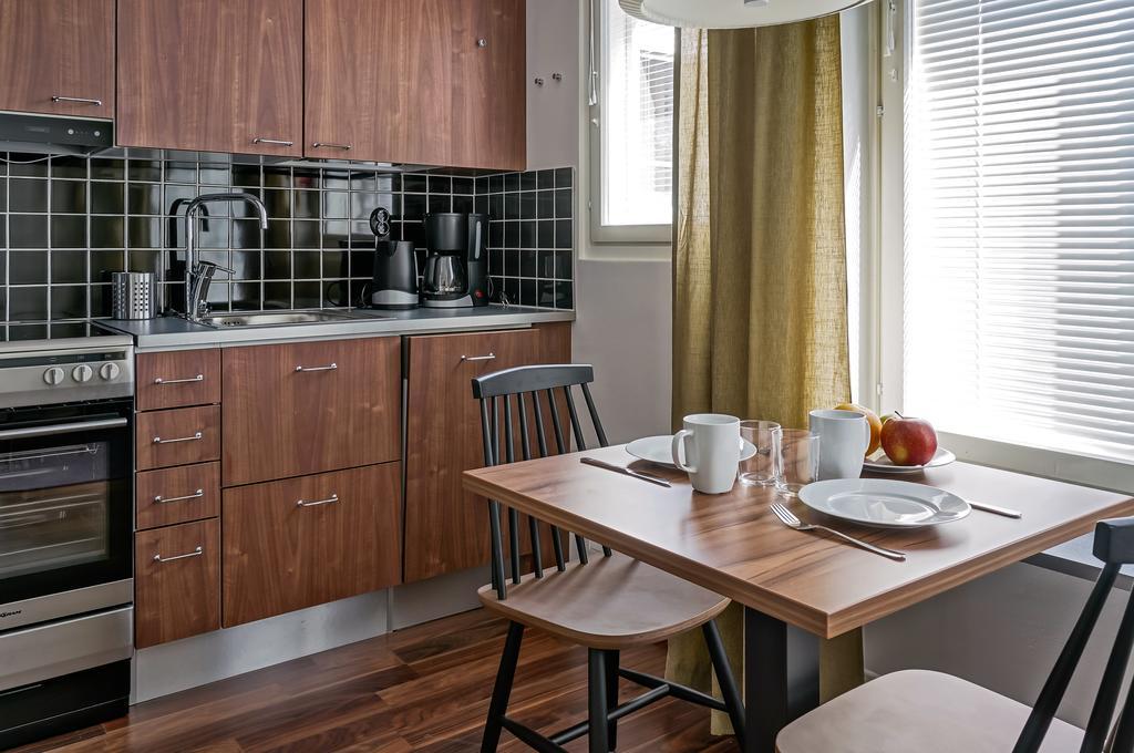Forenom Serviced Apartments Espoo Tapiola الغرفة الصورة